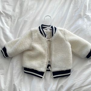 Baby gap fleece bomber jacket